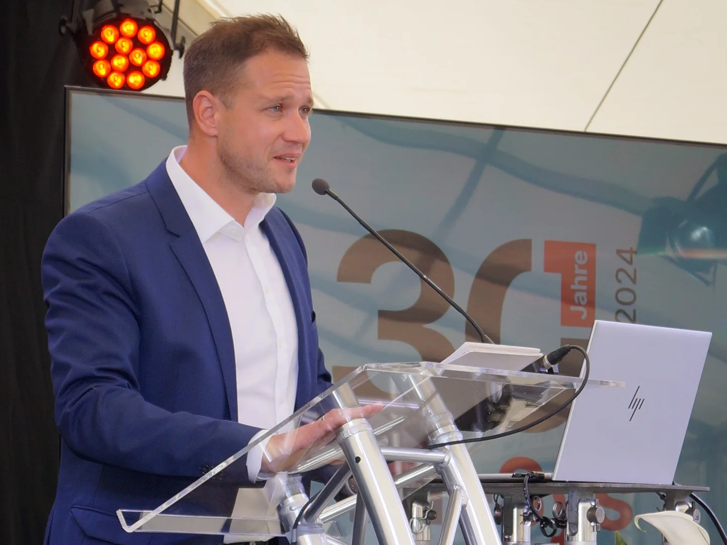 Matthias Müller bei seinem Vortrag