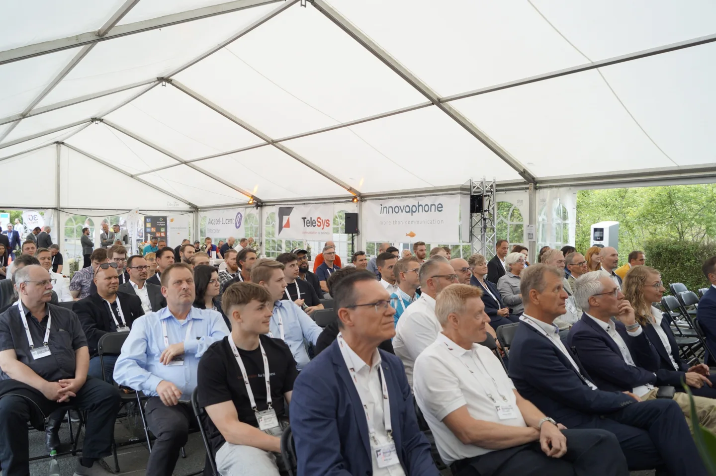 Das Publikum des 30 jahre TeleSys Jubiläum