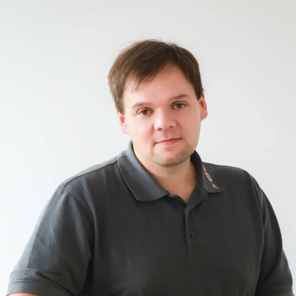 Portrait des TeleSys Mitarbeiters Herr Enders.