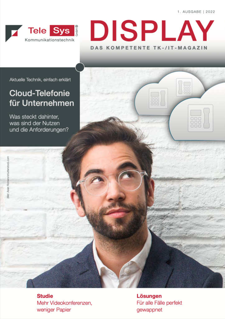 Cover für die TeleSys Display Ausgabe 01/2022