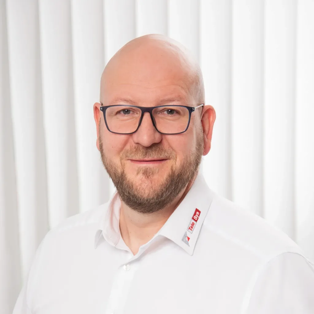Portrait des TeleSys Mitarbeiters Christian Weber